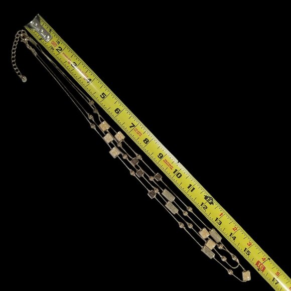 Vtg Givenchy Faux Pearl Necklace & Iridescent Stone Necklace Bundle - Picture 11 of 16